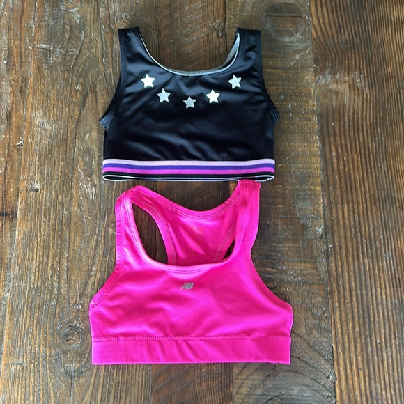Lot of 2 Girls Sports Bras / Dance/ Gymnastics 6x - Picture 2 of 8